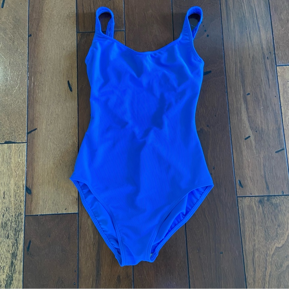 Krista Swim Shapewear One-Piece Blue Bathing Suit - Size 10!